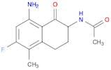 Acetamide, N-(8-amino-6-fluoro-1,2,3,4-tetrahydro-5-methyl-1-oxo-2-naphthalenyl)-
