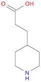 4-​Piperidinepropanoic acid