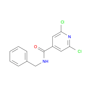 4-Pyridinecarboxamide, 2,6-dichloro-N-(phenylmethyl)-