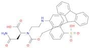 L-Asparagine, N2-[(9H-fluoren-9-ylmethoxy)carbonyl]-N-[2-[(5-sulfo-1-naphthalenyl)amino]ethyl]-
