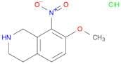 7-Methoxy-8-nitro-1,2,3,4-tetrahydroisoquinoline hydrochloride