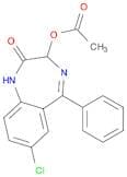 2H-1,4-Benzodiazepin-2-one, 3-(acetyloxy)-7-chloro-1,3-dihydro-5-phenyl-