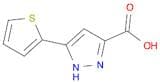 1H-Pyrazole-3-carboxylic acid, 5-(2-thienyl)-