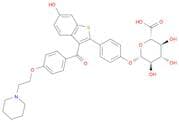 4-[6-Hydroxy-3-[4-[2-(1-piperidinyl)ethoxy]benzoyl]benzo[b]thien-2-yl]phenyl β-D-glucopyranosiduro…