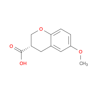 2H-1-Benzopyran-3-carboxylic acid, 3,4-dihydro-6-methoxy-, (3S)-