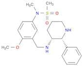 Methanesulfonamide, N-[4-methoxy-3-[[[(2R,3R)-2-phenyl-3-piperidinyl]amino]methyl]phenyl]-N-methyl…