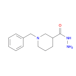 3-Piperidinecarboxylic acid, 1-(phenylmethyl)-, hydrazide