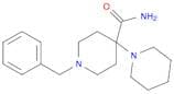 [1,4'-Bipiperidine]-4'-carboxamide, 1'-(phenylmethyl)-