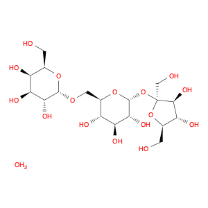 α-D-Glucopyranoside, β-D-fructofuranosyl O-α-D-galactopyranosyl-(1→6)-, hydrate (1:5)