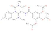 Benzamide, 3,4,5-tris(acetyloxy)-N-[6-(dimethylamino)-1-(4-fluorophenyl)-1,2,3,4-tetrahydro-3-meth…