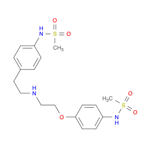 Methanesulfonamide, N-[4-[2-[[2-[4-[(methylsulfonyl)amino]phenoxy]ethyl]amino]ethyl]phenyl]-
