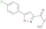 Methyl 5-(4-chlorophenyl)isoxazole-3-carboxylate