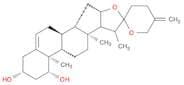 Spirosta-5,25(27)-diene-1,3-diol, (1β,3β)-