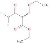 Butanoic acid, 2-(ethoxymethylene)-4,4-difluoro-3-oxo-, ethyl ester