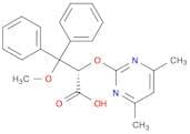 (2S)-2-[(4,6-dimethylpyrimidin-2-yl)oxy]-3-methoxy-3,3-diphenylpropanoic acid