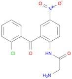 Acetamide, 2-amino-N-[2-(2-chlorobenzoyl)-4-nitrophenyl]-