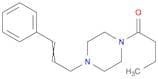 1-Butanone, 1-[4-(3-phenyl-2-propen-1-yl)-1-piperazinyl]-