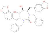 2H-1,3-Diazepin-2-one, 4,7-bis(1,3-benzodioxol-5-ylmethyl)hexahydro-5,6-dihydroxy-1,3-bis(phenylme…