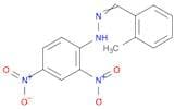 Benzaldehyde, 2-methyl-, 2-(2,4-dinitrophenyl)hydrazone