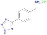 [4-(1H-1,2,3,4-tetrazol-5-yl)phenyl]methanamine hydrochloride