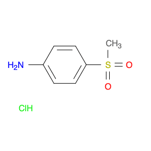 BENZENAMINE, 4-(METHYLSULFONYL)-, HYDROCHLORIDE (1:1)