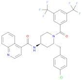 4-Quinolinecarboxamide, N-[(2R,4S)-1-[3,5-bis(trifluoromethyl)benzoyl]-2-[(4-chlorophenyl)methyl]-…