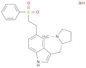 1H-Indole, 3-[[(2R)-1-methyl-2-pyrrolidinyl]methyl]-5-[2-(phenylsulfonyl)ethyl]-, hydrobromide (1:…