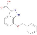 1H-Indazole-3-carboxylic acid, 7-(phenylmethoxy)-