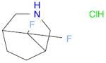 3-Azabicyclo[3.2.1]octane, 8,8-difluoro-, hydrochloride (1:1)