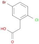 Benzeneacetic acid, 5-bromo-2-chloro-