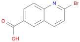 6-Quinolinecarboxylic acid, 2-bromo-