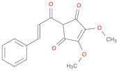 4-Cyclopentene-1,3-dione, 4,5-dimethoxy-2-[(2E)-1-oxo-3-phenyl-2-propen-1-yl]-