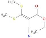 2-Propenoic acid, 2-cyano-3,3-bis(methylthio)-, ethyl ester