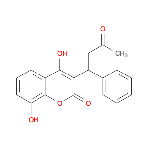 2H-1-Benzopyran-2-one, 4,8-dihydroxy-3-(3-oxo-1-phenylbutyl)-