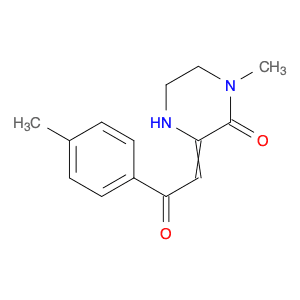 2-Piperazinone, 1-methyl-3-[2-(4-methylphenyl)-2-oxoethylidene]-