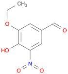 Benzaldehyde, 3-ethoxy-4-hydroxy-5-nitro-