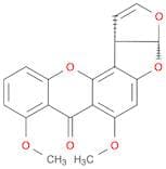 7H-Furo[3',2':4,5]furo[2,3-c]xanthen-7-one, 3a,12c-dihydro-6,8-dimethoxy-, (3aR,12cS)-