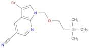3-Bromo-1-((2-(trimethylsilyl)ethoxy)methyl)-1H-pyrrolo[2,3-b]pyridine-5-carbonitrile