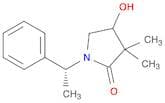 2-Pyrrolidinone, 4-hydroxy-3,3-dimethyl-1-[(1R)-1-phenylethyl]-