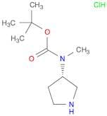Carbamic acid, N-methyl-N-(3S)-3-pyrrolidinyl-, 1,1-dimethylethyl ester, hydrochloride (1:1)