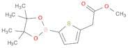 2-Thiopheneacetic acid, 5-(4,4,5,5-tetramethyl-1,3,2-dioxaborolan-2-yl)-, methyl ester