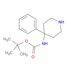 Carbamic acid, N-(4-phenyl-4-piperidinyl)-, 1,1-dimethylethyl ester