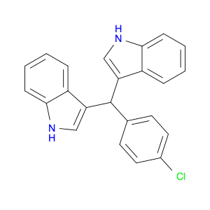 1H-Indole, 3,3'-[(4-chlorophenyl)methylene]bis-
