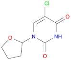 rac-1-(Tetrahydro-2-furyl)-5-chlorouracil