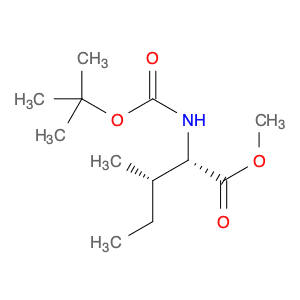 L-Isoleucine, N-[(1,1-dimethylethoxy)carbonyl]-, methyl ester