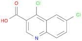 3-Quinolinecarboxylic acid, 4,6-dichloro-