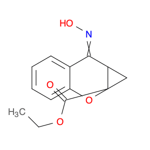 Benzo[b]cyclopropa[e]pyran-1a(1H)-carboxylic acid, 7,7a-dihydro-7-(hydroxyimino)-, ethyl ester