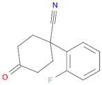 Cyclohexanecarbonitrile, 1-(2-fluorophenyl)-4-oxo-