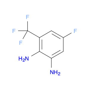 1,2-Benzenediamine, 5-fluoro-3-(trifluoromethyl)-