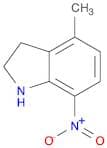1H-Indole, 2,3-dihydro-4-methyl-7-nitro-